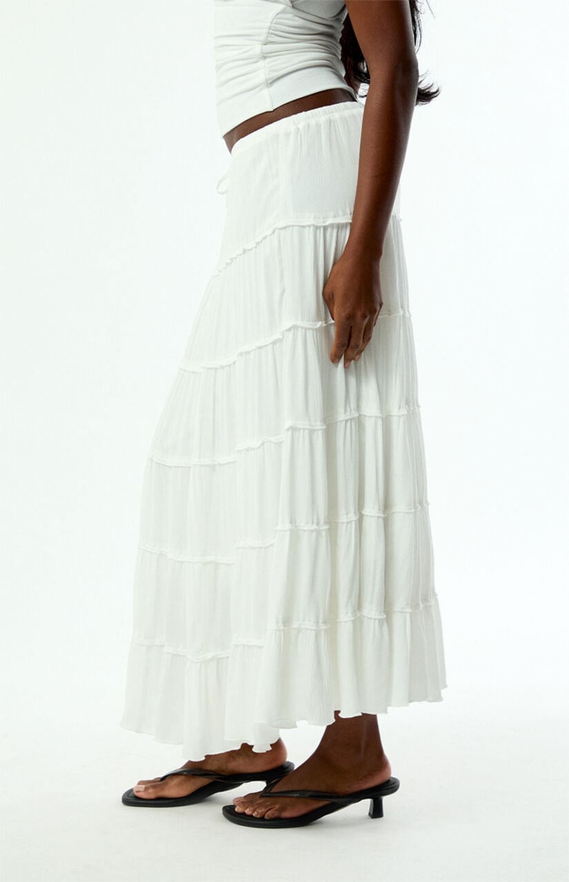 Tiered Maxi Skirt