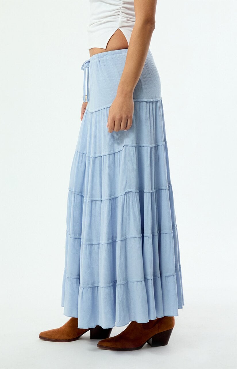 Tiered Maxi Skirt