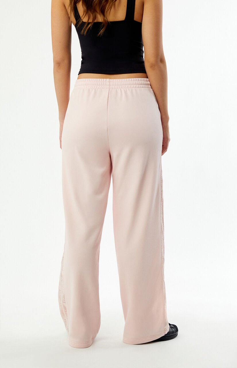 Light Pink Firebird Lace Baggy Track Pants