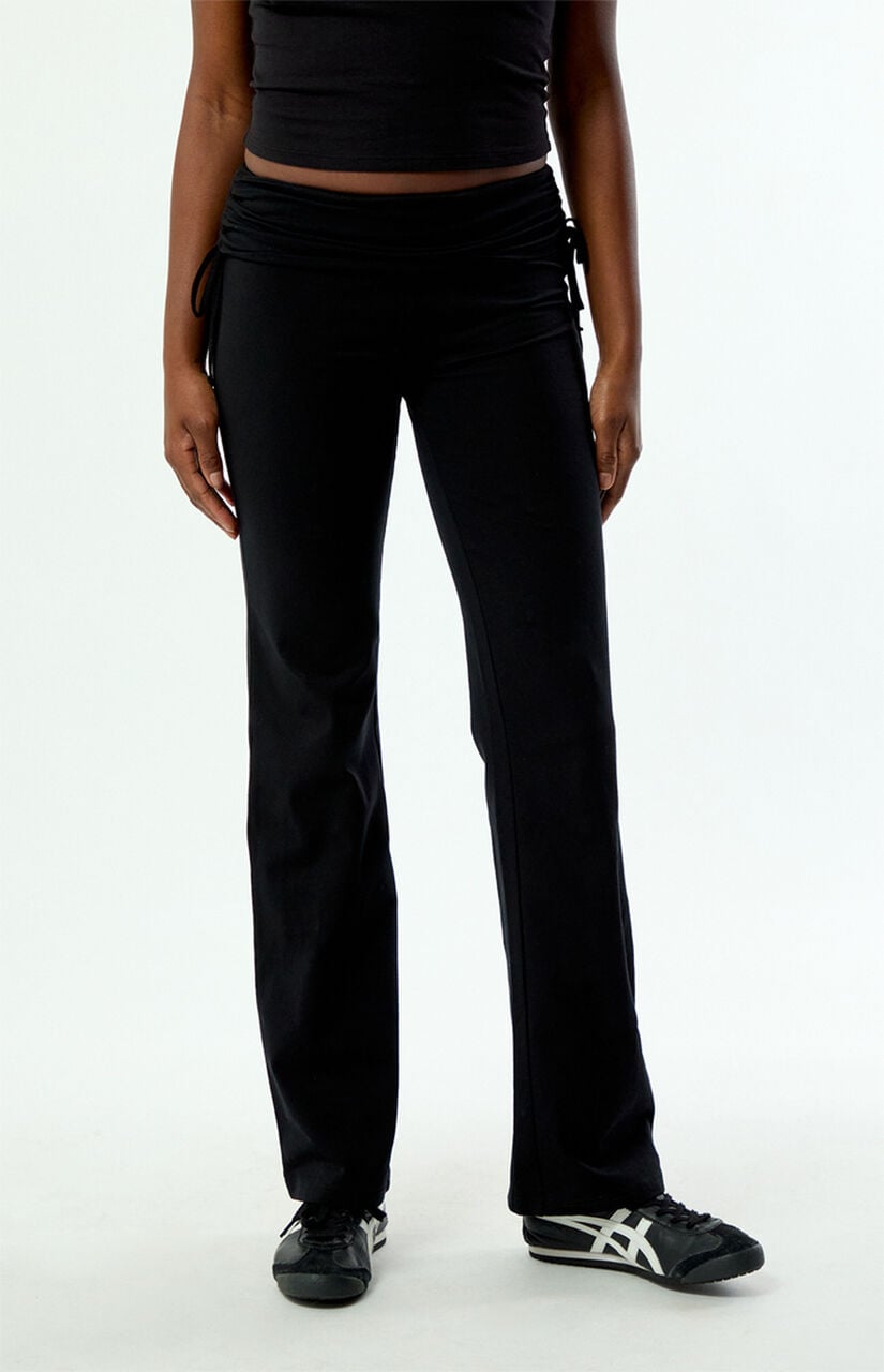 Sutton Fold-Over Flare Pants