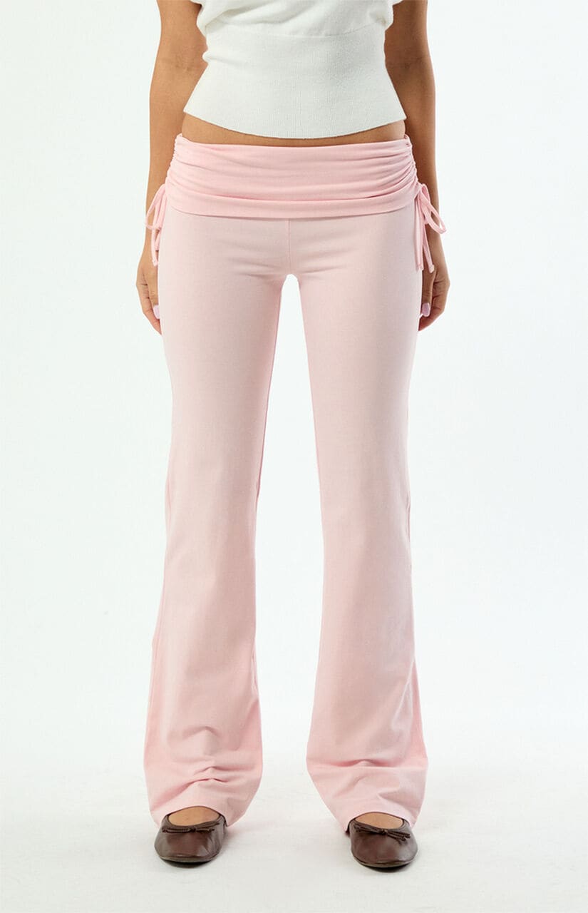 Sutton Fold-Over Flare Pants