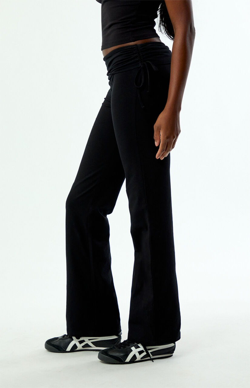 Sutton Fold-Over Flare Pants