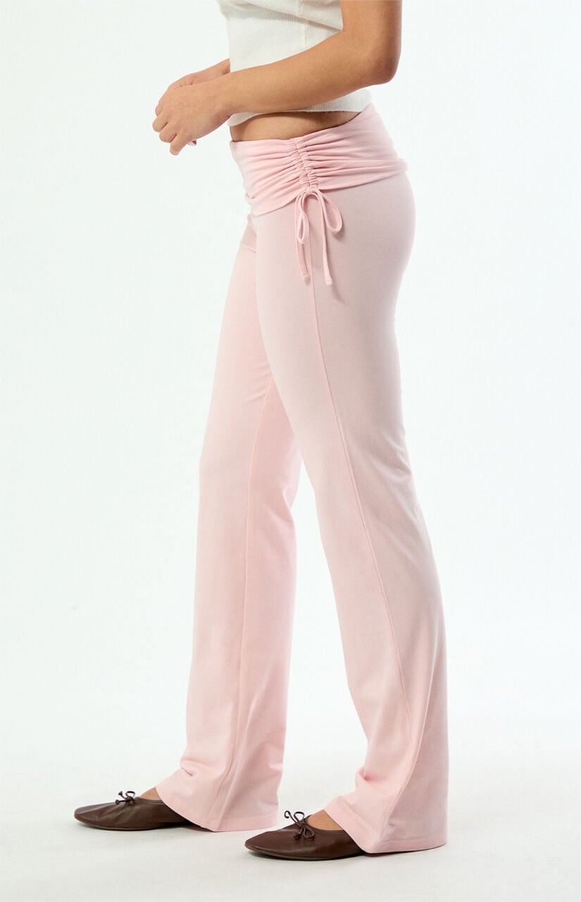 Sutton Fold-Over Flare Pants