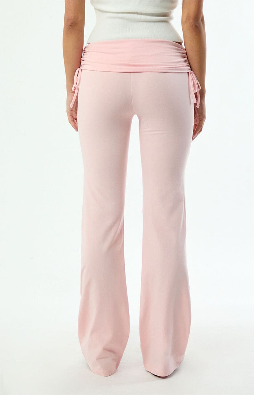 Sutton Fold-Over Flare Pants