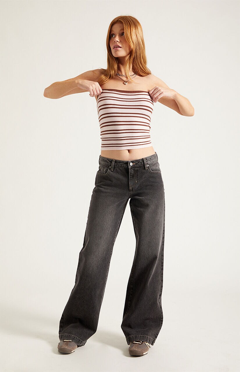 Casey Low Rise Baggy Jeans Black