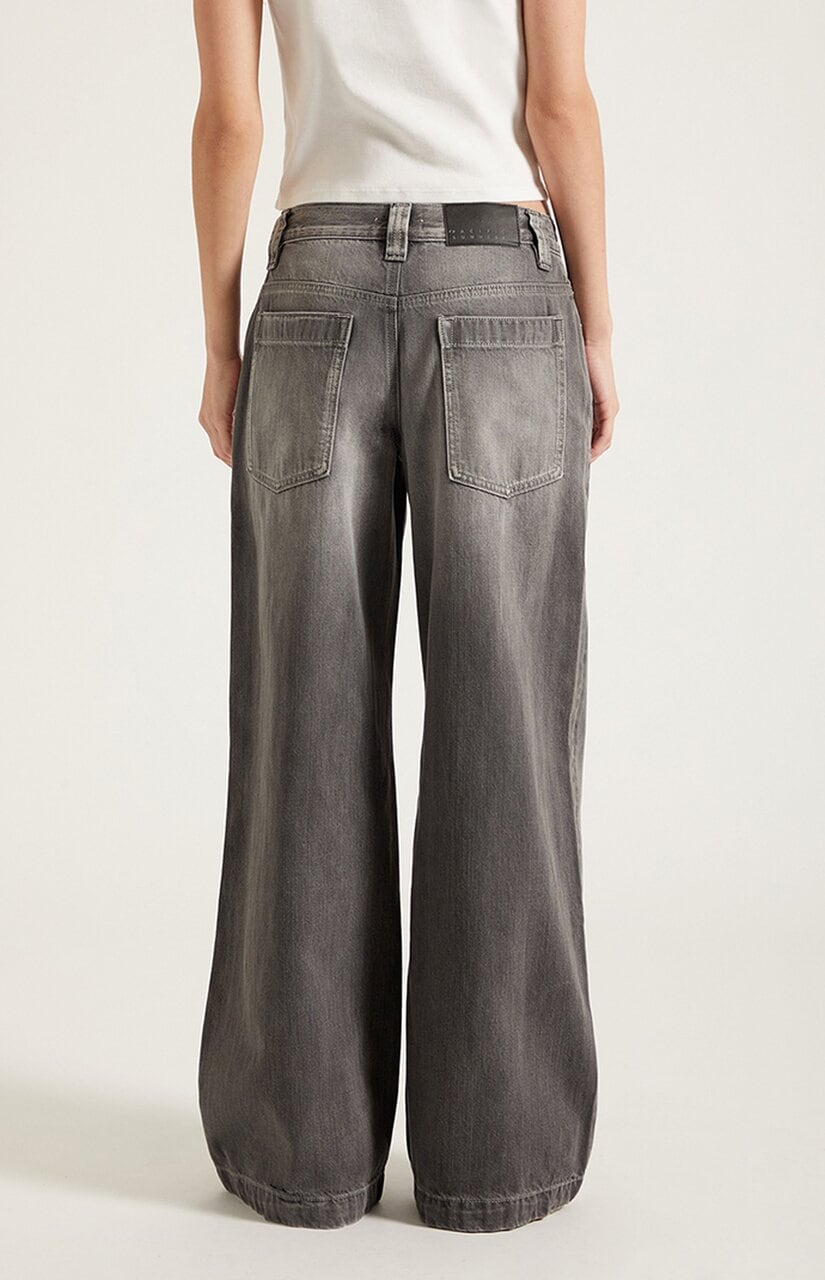 Sloane Low Rise Ultra Baggy Jeans Gray Tinted