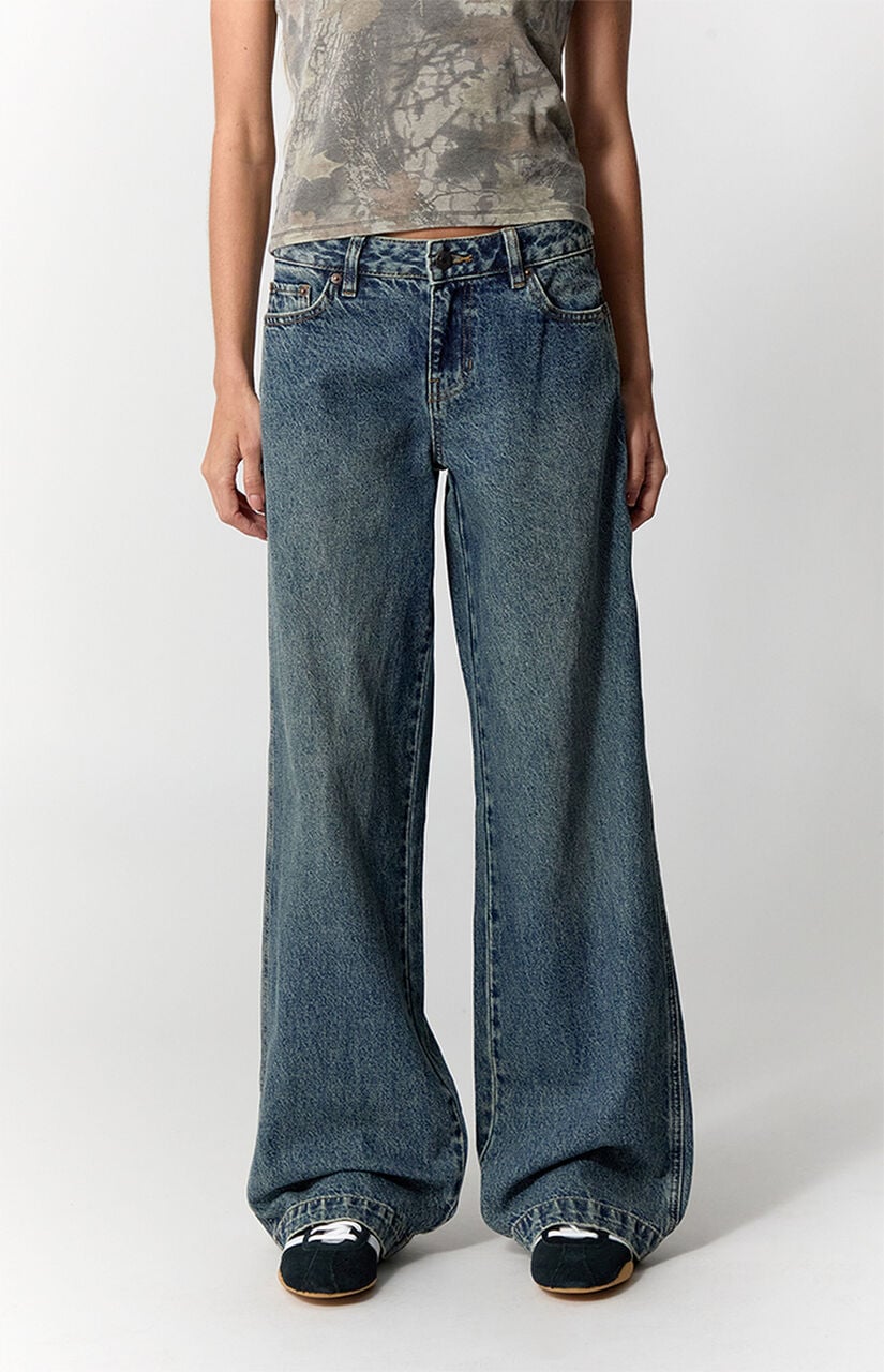 Casey Low Rise Baggy Jeans Dark Indigo Tint