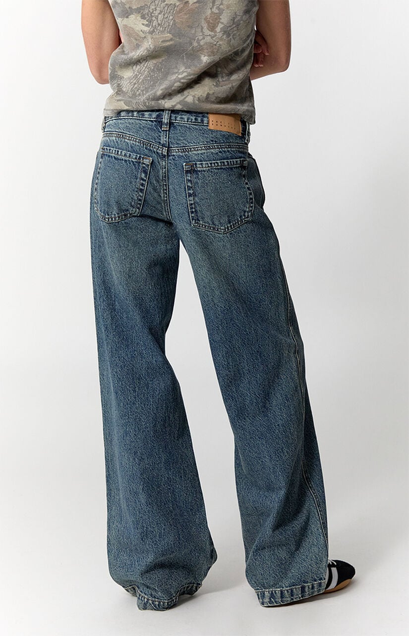 Casey Low Rise Baggy Jeans Dark Indigo Tint
