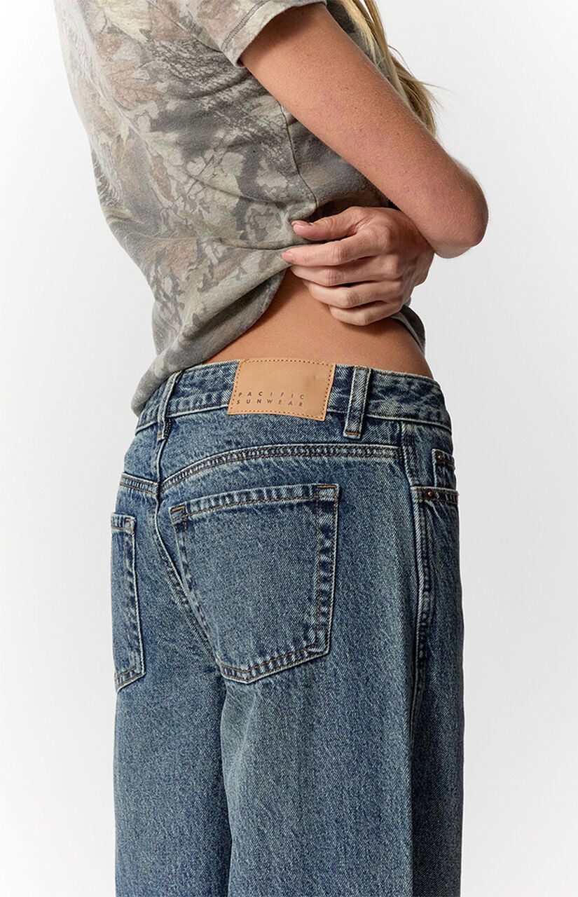 Casey Low Rise Baggy Jeans Dark Indigo Tint
