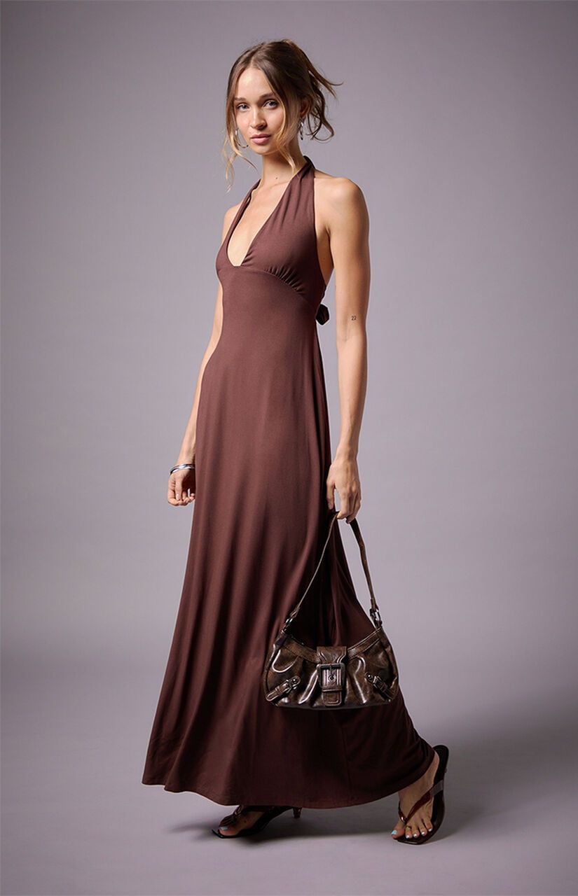 Alexa Halter Midi Dress