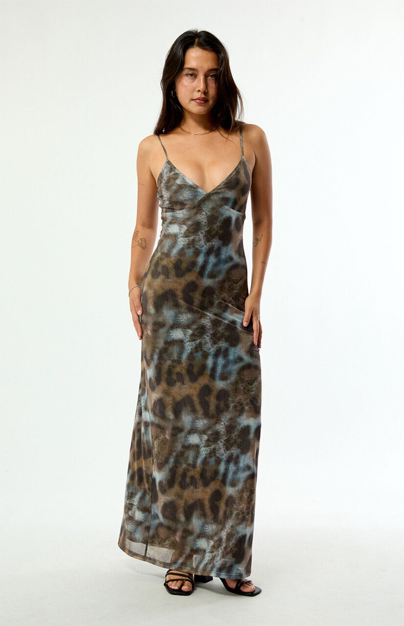 Elena Mesh Maxi Dress