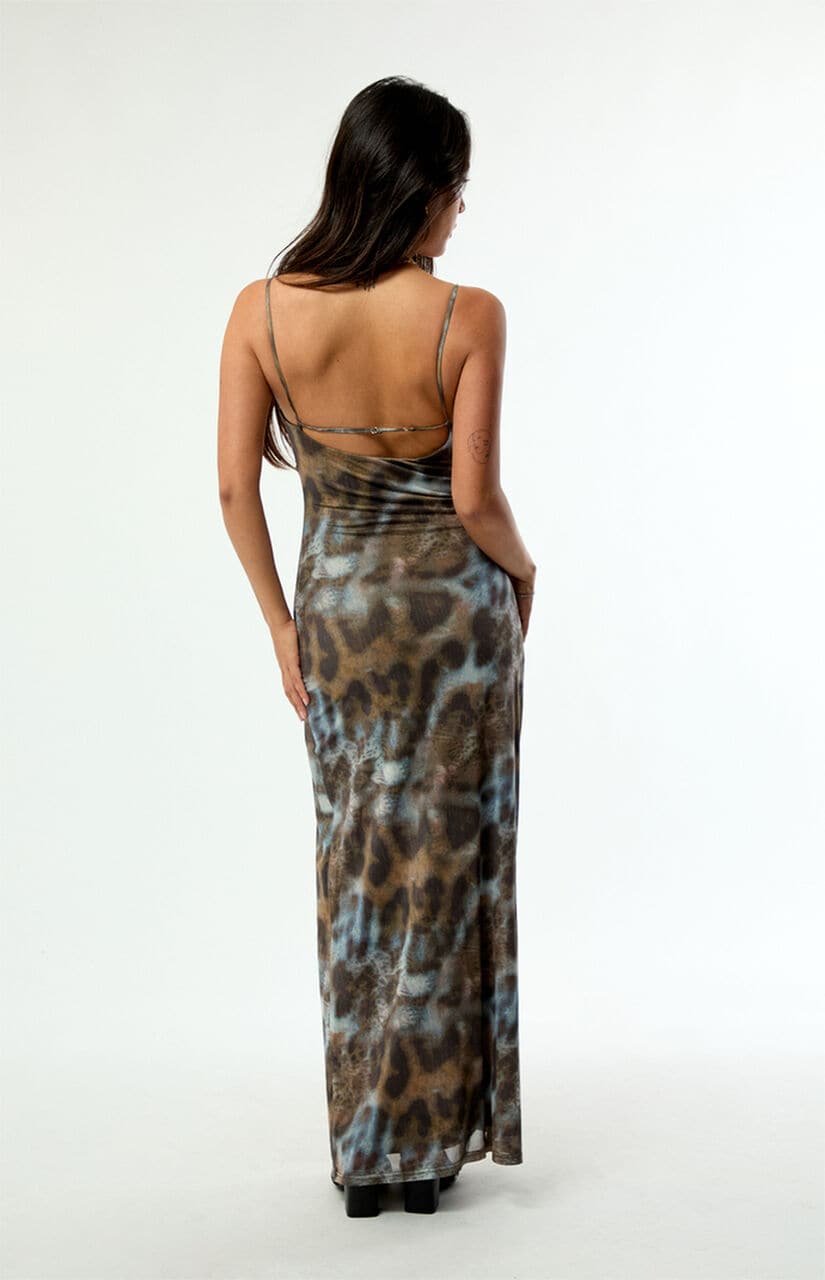 Elena Mesh Maxi Dress